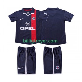 Billige Fotballdrakter AC Milan 2001 Barn Retro Hjemmedraktsett 2002 Kortermet